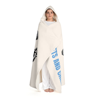 Hooded Sherpa Fleece Blanket